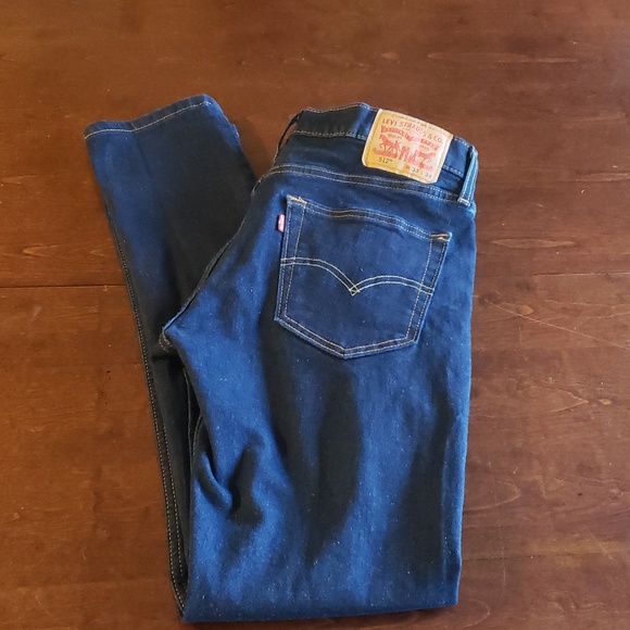 Men's, Levi Strauss & Co. 512, W33x L34 darkwash jeans - Picture 5 of 6